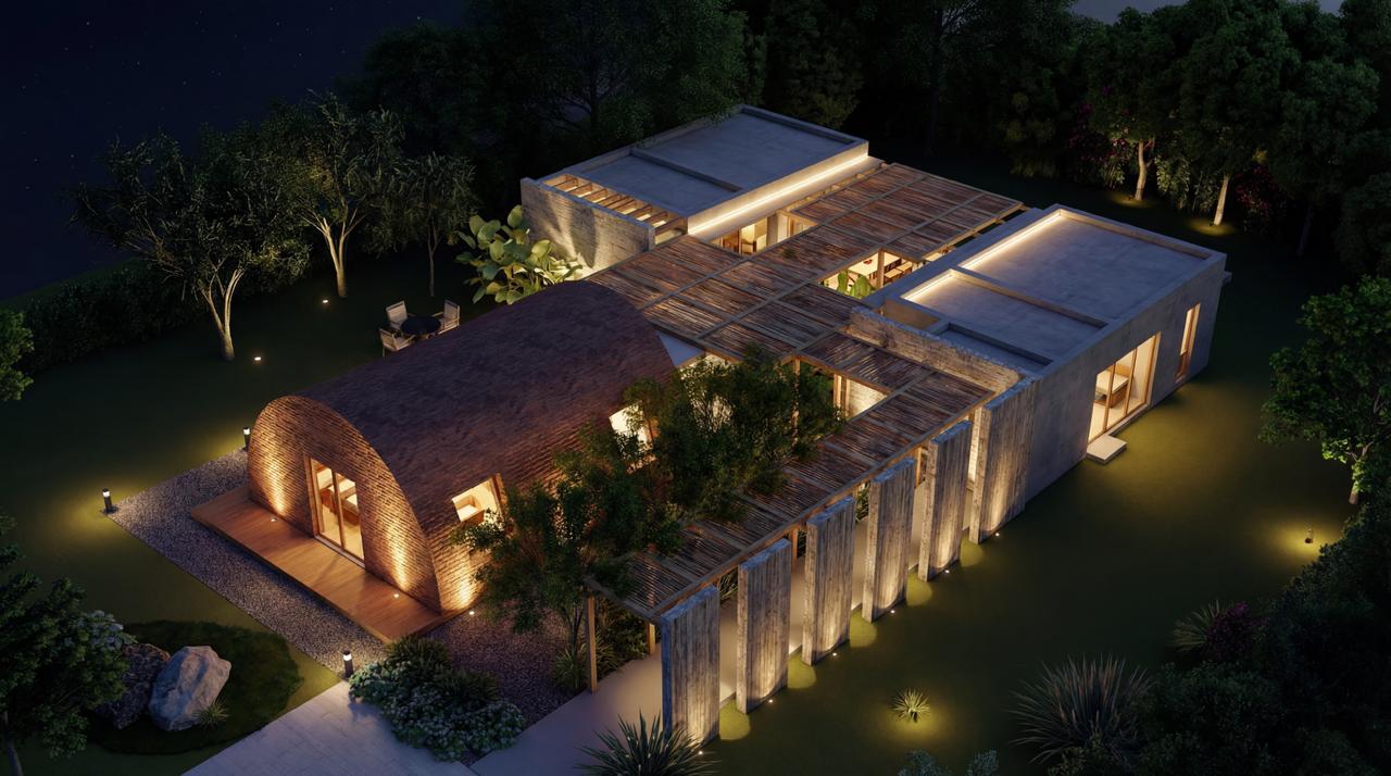 7000 sq.ft. 1BHK Villa View 1